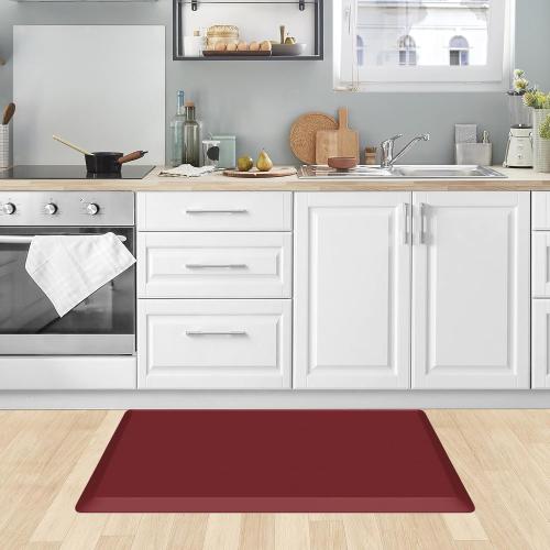 0.8 Thick Kitchen Mat Cushioned Anti Fatigue Rug Comfort Floor Mats | Water-Resistant, Non-Slip, Easy to Clean Comfort Floor Mat for Kitchen, Sink & Office, Multiple Colors & Sizes, 32 x 20