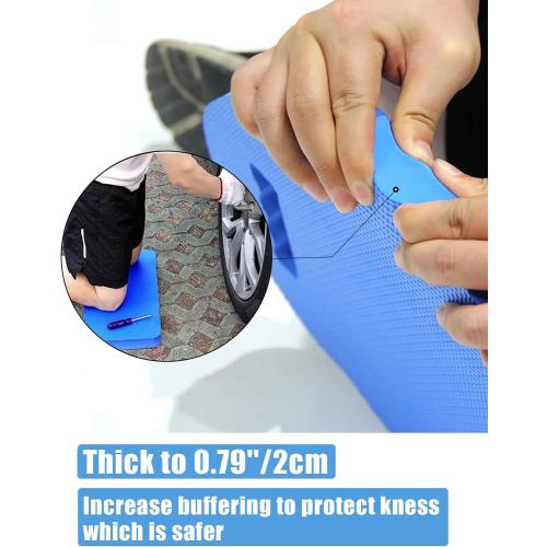 YWSHF 2 PCS Garden Kneeling Pad,Knee Mat Waterproof Foam Knee Pads for Gardening,Cleaning,Baby Bath,Yoga,Praying and Exercise 15.745'' x 7.09'' x 0.79''
