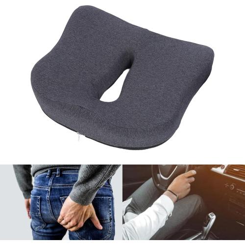 Ergonomic Chair Cushion, Memory Foam Breathable Cushion with Leg Support, Comfortable Chair Mat for Home Office