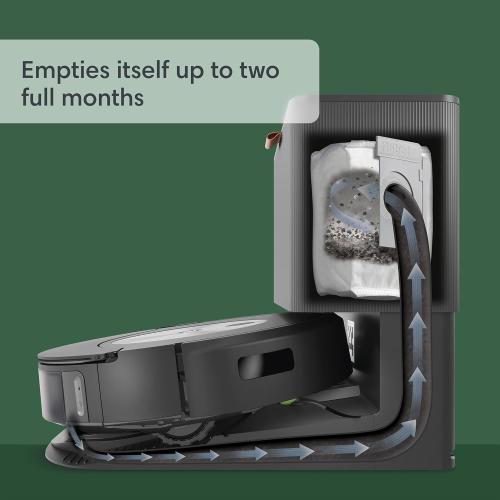 iRobot Roomba Combo j7  Self-Emptying Robot Vacuum & Mop - Automatically Vacuums and Mops, Fully Retractable Mop pad, Identifies & Avoids Obstacles, Smart Mapping, Works with Alexa, Ideal for Pets