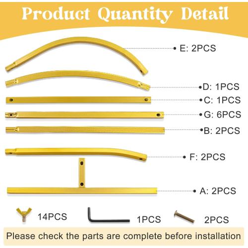 Fivenl Arch Backdrop Stand 6.6FT Balloon Arch Stand Stable Gold Wedding Arch Frame Metal Arch Backdrop Stand for Wedding Ceremony Birthday Party Bridal Baby Shower Banquet Decoration