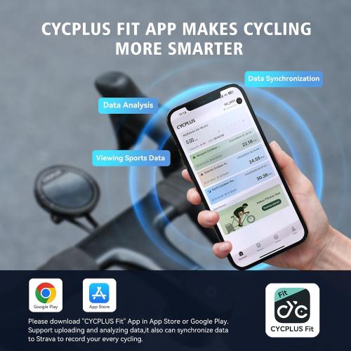 CYCPLUS GPS Bike Computer, Wireless Cycling Computer, ANT  Bluetooth Bicycle Speedometer Odometer IPX6 Waterproof, Rechargeable with 2.5″ Screen for Bikers Outdoor Cycling (New Upgraded)