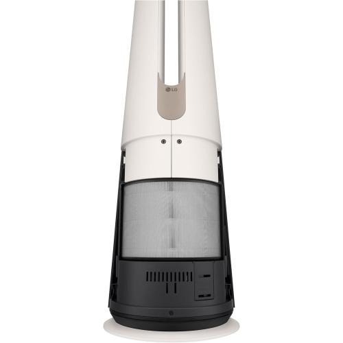 LG PuriCare AeroTower Air Purifier Fan for Home, Large and Small Room, Bedroom, with True HEPA Filter, Multiple Airflow Options, WiFi, Air Quality Monitor, Low Noise, NanoFiber