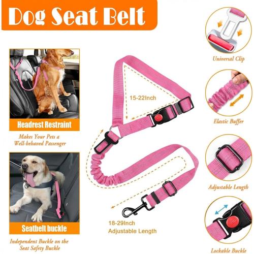 LOBEVE No Pull Dog Harness, Collar & Leash Set with Travel Accessories