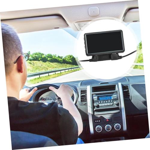 Vehicle Black Box 1pc Car Driving Compact Automobile Recorder Motion Dual Lens Design for Front and Interior Easy to Use for Vehicle Safety