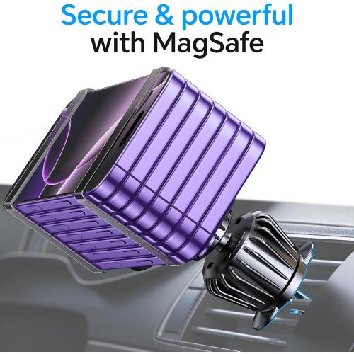 Kaistyle for Magsafe Car Mount【20 Strong Magnets】Magnetic Phone Holder for Car Phone Holder Mount Dash Mounted Holders Cell Phone Holders for Your Car Accessories for Women Men for iPhone 17 16 15 14