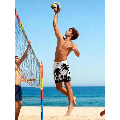 SIZE SMALL Belovecol Mens Swim Trunks Summer Quick Dry Board Shorts Beach Bathing Suit with Mesh Lining