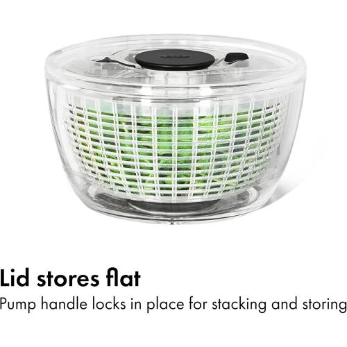 OXO Good Grips Little Salad & Herb Salad Spinner, Fruit Washer and Lettuce Spinner