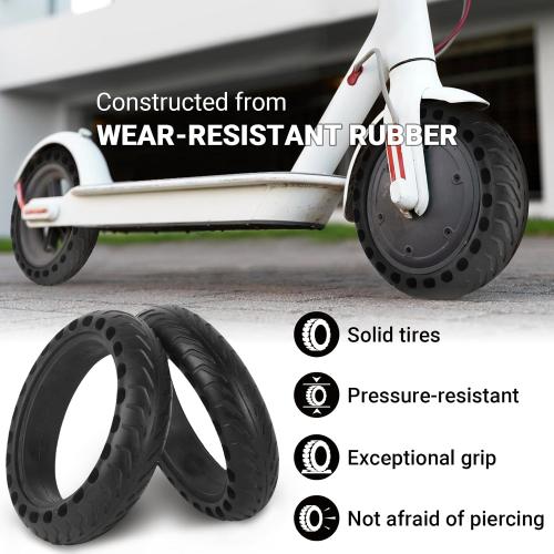 AR-PRO (2-Pack) 8.5 Electric Scooter Solid Tires, 8 1/2 x 2 Scooter Replacement Tires, Compatible for Gotrax Gxl V2/Gotrax XR/Xiaomi M365/Pro Electric Scooter Tire