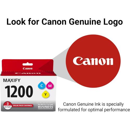 Canon MAXIFY PGI-1200 3Color Multi Pack Ink Compatible to MB2120, MB2720, B2020, MB2320, Cyan, Magenta, Yellow
