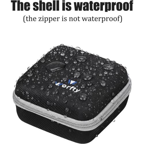 Case for Logitech Mevo Start Wireless Live Streaming Camera, Camera Storage Box for Logitech Mevo Start Carrying Bag (Case Only) (Black-Grey)