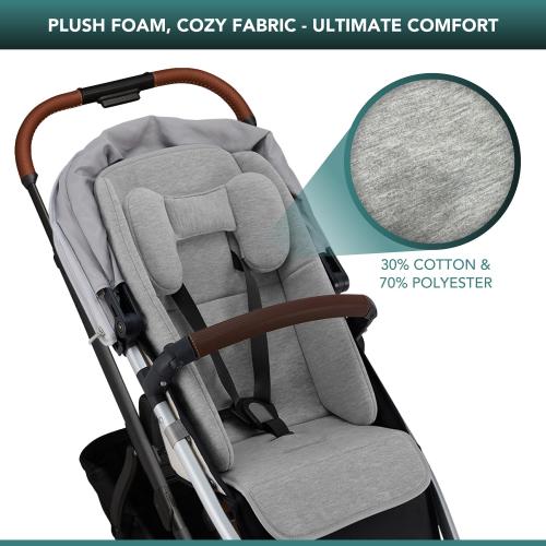 Infant Liner Seat Compatible with Uppababy Vista, Vista V2, Vista V3, Cruz, V2, Cruz V3, RumbleSeat, RumbleSeat V2, 2 in 1 Newborn to Toddler Comfort Insert, New and Improved Liner Material for Babies