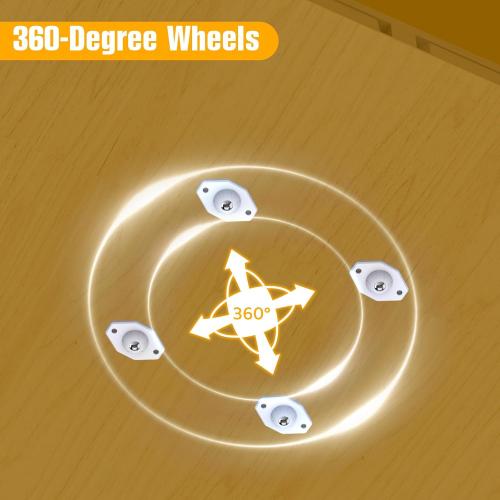 Puzzle Board with Drawers Rotatable 360-Degree Wheels and Cover 34 x 26 1500 Piece Wooden Jigsaw Puzzle Table Storage Organizer Portable Lightweight Design
