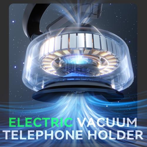 Electric Magnetic Car Phone Holder, 360 Rotation Vacuum Suction Cellphone Mount Foldable Car Mount Stand for iPhone12-16,Mirror/Glass/Screen/Smooth Surface (Not Charge Phone)