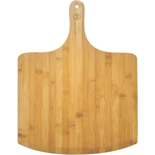 Outset Pizza Peel, Extra Large Bamboo Pizza Paddle, 18 x 14, Tan
