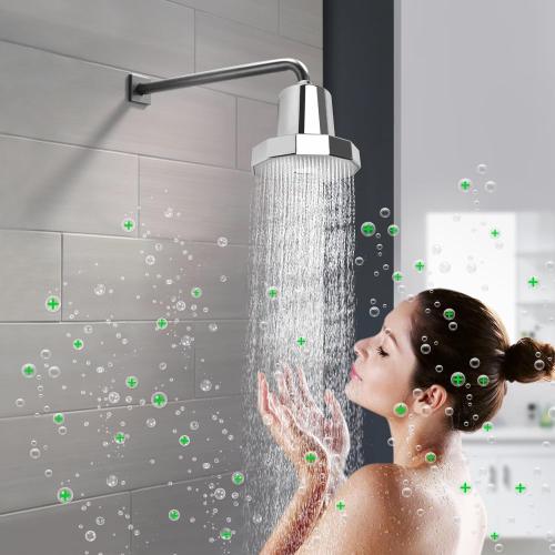 NIROKET Filtered Shower Head - High-Pressure Showerhead with Water Filter System | Ideal for Hair and Skincare | Shower Water Filter System