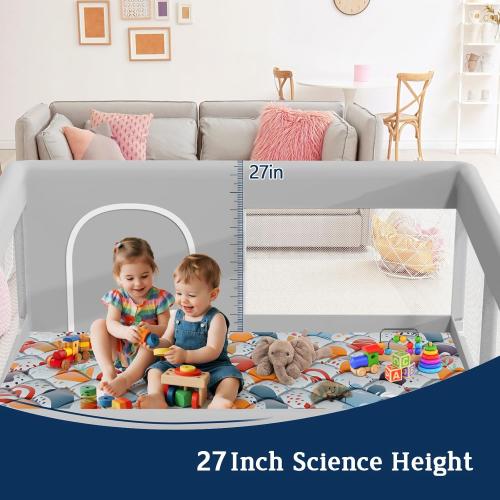 Playpen Cute Mat for Babies and Toddlers Play **FRAME NOT INCLUDED**