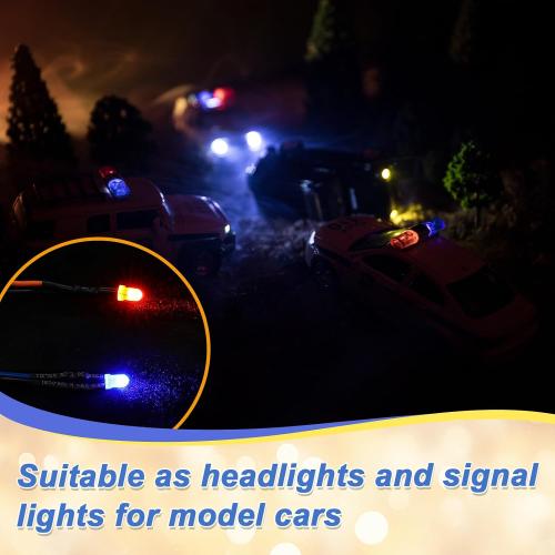 Pcs Pre Wired 12V LED Light Kit Battery Holders Craft, 3 mm