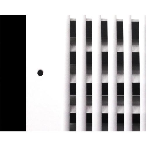 12x8 Supply Air Vent Cover 2-Way Grille for Wall or Ceiling Duct Opening - Adjustable Register Flat Stamped Face Air Diffuser by HVAC Premium - White - Overall Size: 13.75 x 9.75
