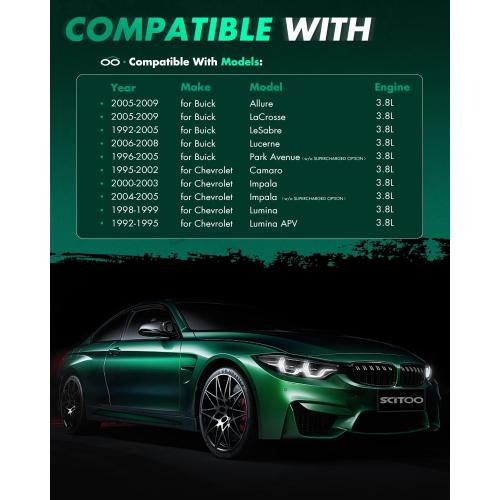 SCITOO Ignition Coil Coils Pack fits for Pontiac Montana 3.4L 1999-2005 for Grand Prix 3.8L 1997-2008 for Oldsmobile Alero 3.4L 1999-2004 for Buick for Allure 3.8L 2005-2009 DR39 D545 D555 1 PCS