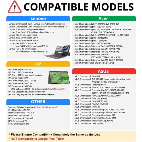 Penoval USI Stylus Pen for Chromebooks - 4096 Levels Pressure, Tail Eraser, Spare Tip