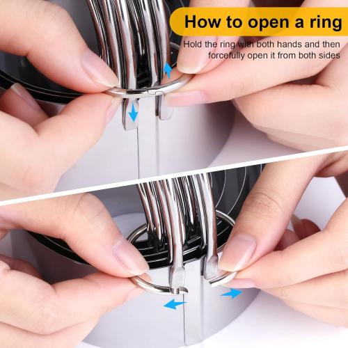 5 Pcs Professional Stainless Steel Cookie Cutters Set - Round Biscuit Cutter with Handle, Used for Making Cake, Fried Egg, Dumpling, Doughnut - Essential Baking Tools for Dough Preparation