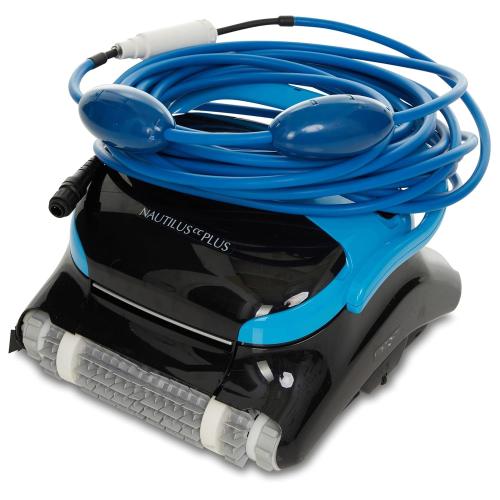 9995862-60ft Blue Cable Only Compatible with Dolphin Pool Robot Nautilus CC Plus [Non WiFi], M200, 9995862, Includes 2 Big Floats and Swivel for Tangle-Free Operation [2 Prongs]