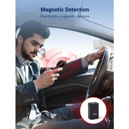 Hidden Camera Detectors, 2025 Camera Detector, GPS Tracker & Bug Detector, Listening Device Detector, 5 Levels Sensitivity 4 Modes for Hotel Rooms, Travel, Office, Car(Black)