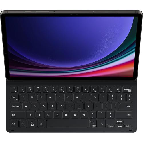Samsung Galaxy Tab S9 FE Book Cover Keyboard Slim, Tablet Protector Case, Thin and Lightweight Design, Magnetic Back, PC-Like Experience, Wireless Keyboard Sharing, US Version, Black