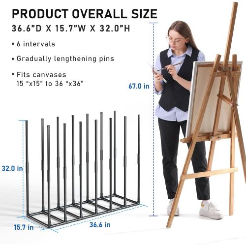 Large Art Storage Rack, Art Drying Rack, Art Canvas Organizer, Store Frames, Panels, Prints, Canvases, Panels For Oil Painting Display, Art Studio, Gallery