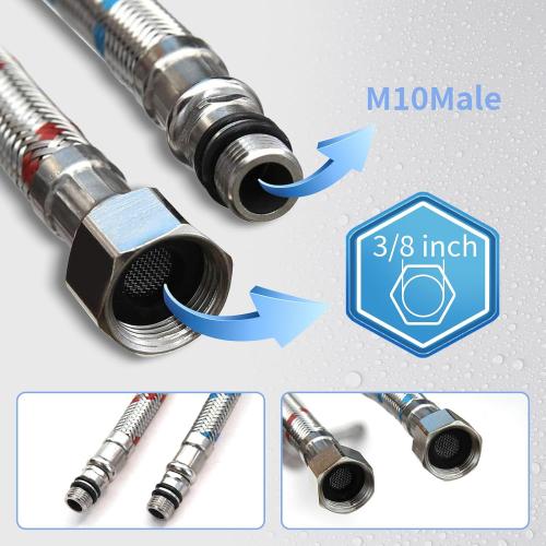 BWE Matte Black Bathroom Faucet, Waterfall Bathroom Faucet Sink Lavatory Single Hole Faucets One Handle Bath Antique with Brass Pop Up Drain Stopper Mixer Tap Overflow Water Supply Line