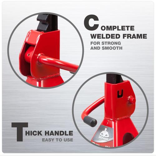 Jack Stands Low Profile 2 Ton(4000 LBs) Lifting Car Stand, Fit Use for Cars Automotive Small Vehicles, 2 Pack