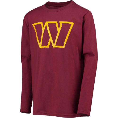 Outerstuff Chicago Bears Youth Team Logo Long Sleeve T-Shirt - Navy Blue