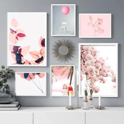 White 16x20 Picture Frame Set of 3, High Transparent Frame for 16 By 20 Photo Collage Canvas Poster Size Wall Mount and Tabletop Horizontally Vertically (White, 16 x 20 inches)