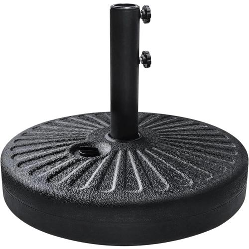 EliteShade Umbrella Base Water Filled Stand Market Patio Outdoor Heavy Duty Umbrella Holder(Black)