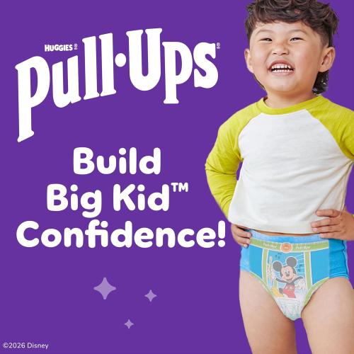 Pull-Ups Boys' Potty Training Pants, Size 4T-5T Training Underwear (38-50 lbs), 66 Count