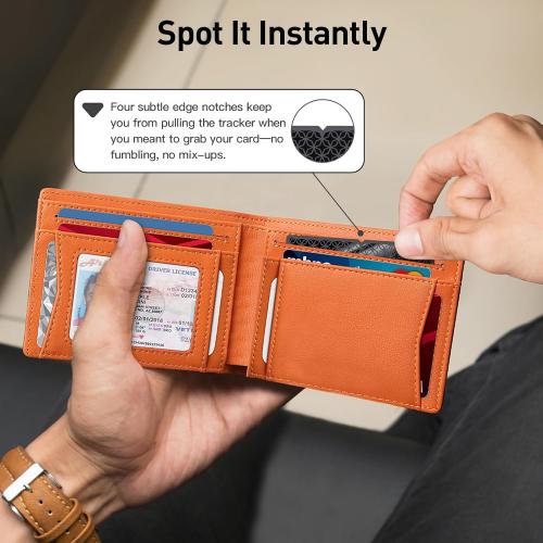 2025 [Apple MFi Certified] (iOS Only) Bluetooth Tracker Smart Finder for Apple Find My iPhone Card Wallet GPS Tracker, 5-10 Years Battery, Keys Finder and Item Locator for Keys, Bags, Passport