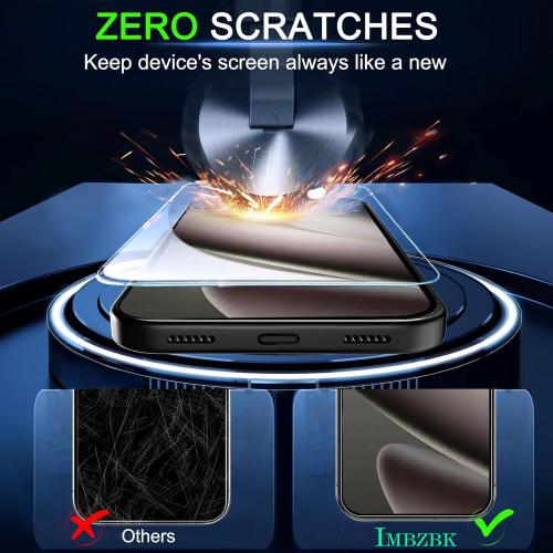 IMBZBK 3 Pack Screen Protector for Google Pixel 10 Pro, Tempered Glass
