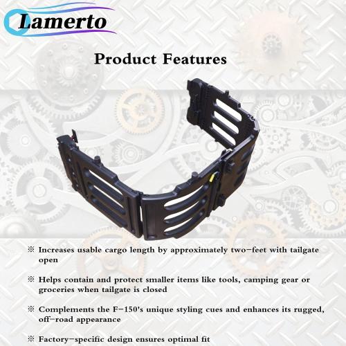 Stowable Truck Bed Extender Kit FL3Z99286A40C Replacement for Ford F150 Raptor Cab Pickup 2015 2016 2017 2018 2019 2020 FL3Z-99286A40-C