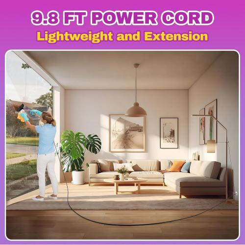 Grey Pressurized Handheld Steam Cleaner, Portable Steam Cleaner Multipurpose for Home, Multi-Surface Steam Cleaner for Tile, Grout, Windows, Bathroom, Kitchen, Car Cleaning, with Accessories
