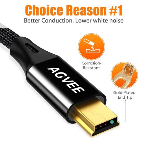 6.6ft Mini USB Cable Replacement Charger Charging Cable Cord for Leapfrog Kids Tablet, LeapPad 3 / Platinum/Ultra Xdi/Ultra Kids, LeapReader Pen, OneTouch Verio IQ, Black