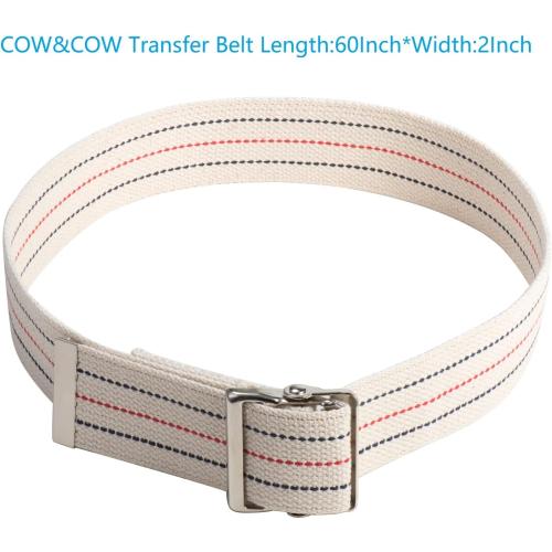 COW&COW 24 Wooden Transfer Board and 60 Belt Kit for Patient, Senior and Handicap Move Assist and Slide (24Inch)