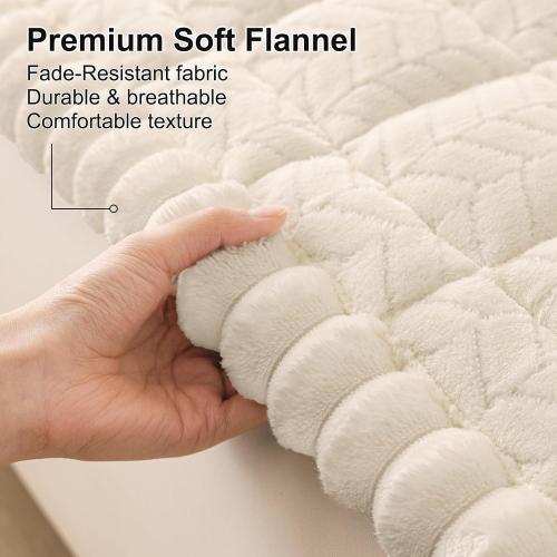 Smiry Couch Cover for Dogs, Non Slip Fuzzy Pet Sofa Covers Washable | Sofa Slipcovers for 2-3 Cushion Couch, Soft Thick Furniture Protector for Cats Dogs, Against Fur, Dirt, Scratch (27.6x59)