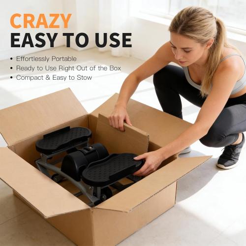 Rock Stair Steppers for Exercise at Home Aerobic Step Platform Side to Side Rocking Fitness Machines Steper up Box for Workout Mini Portable Gym Rocker Escalones para Hacer Ejercicio