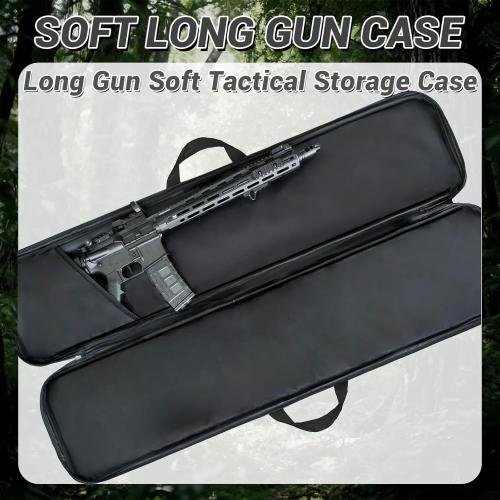 KOKKOYA Soft Gun Case for Rifles and Shotguns Long Scoped Rifle Range Bag Backpack 47 36 with Tactical Pockets Durable Oxford Fabric Adjustable Sling Dual