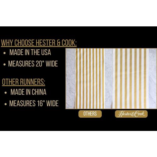 Striped Paper Table Runner - Disposable Table Runner Roll for Parties