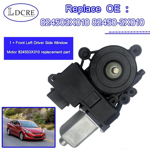 824503X010 82450-3X010 Front Left Driver Side Power Window Motor Compatible with Hyundai Elantra 2011-2015 | Window Regulator Lift Motor Replacement