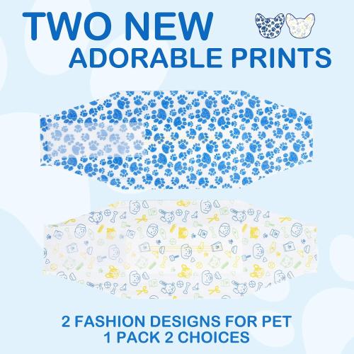 Dono Dog Diapers Male, Disposable Male Dog Wraps 10ct, Ultra Absorbent Doggie Diapers, Rapid-Dry Leak-Proof Puppy Diapers, Wetness Indicator Excitable Urination Incontinence,Large