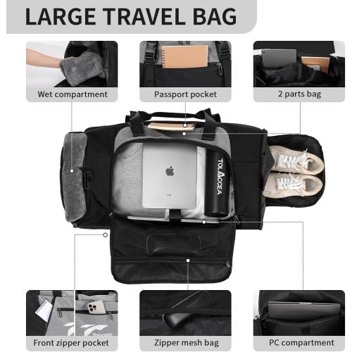 Tolaccea Expandable, Grey-A2, 60 x 30 x 30-40cm