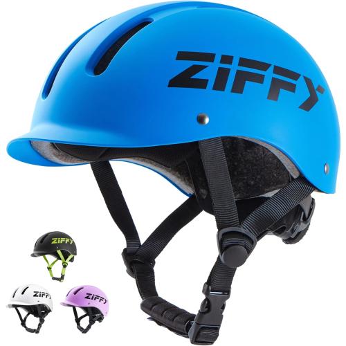ZIFFY Kids/Toddler Bike Helmet, Adjustable, Lightweight, Safety Certified Scooter Helmet for Boys & Girls with Washable Inner Lining, 2 Sizes, 4 Colors – Fits Toddlers to Youth by Jova